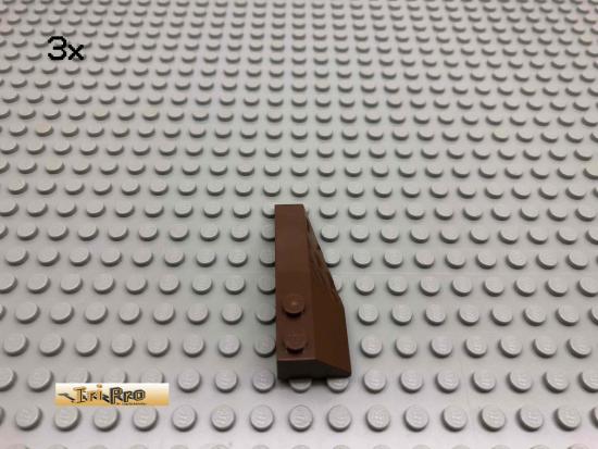 LEGO 3Stk 6x2 Keil Kotflgel Brick Braun, Brown 41747 41