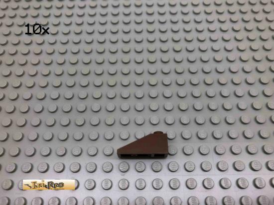 LEGO 10Stk 1x3 25 Dachsteine Brick Braun, Brown 4286 35