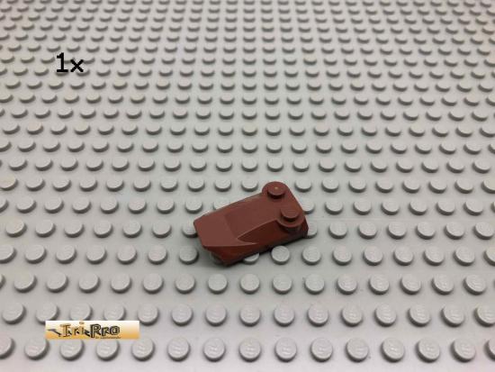 LEGO 1Stk 2x3x2/3 Motorhaube Brick Rotbraun, Reddish Brown 47456 88