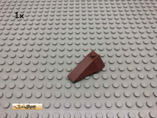 LEGO 1Stk Keilstein abgeschrgt Brick Rotbraun, Reddish Brown 43710 58