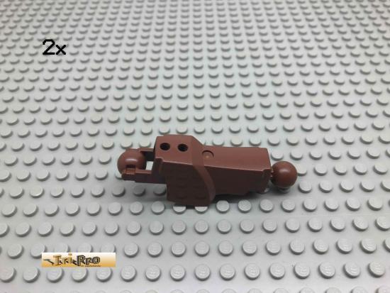 LEGO 2Stk Bionicle Piraka Bein Brick Rotbraun, Reddish Brown 87840 36