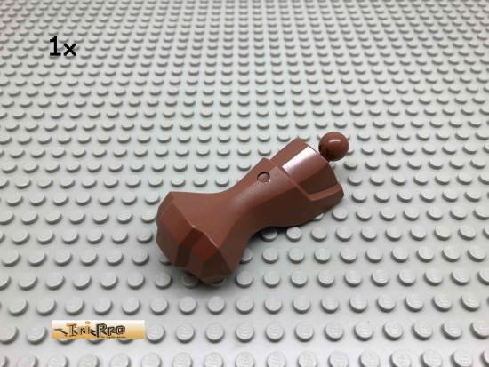 LEGO 1Stk Figur Hand Brick Rotbraun, Reddish Brown 87842 34