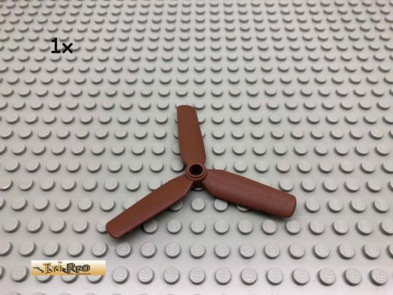 LEGO 1Stk 3 Bltter Propeller Brick Rotbraun, Reddish Brown 30332 174