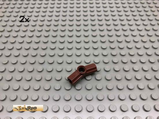 LEGO 2Stk Technic Winkel Verbinder Nr.3 Brick Rotbraun, Reddish Brown 32016 163