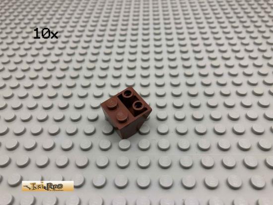 LEGO 10Stk 2x2 45 negativ Schrgstein Brick Rotbraun, Reddish Brown 3660 153