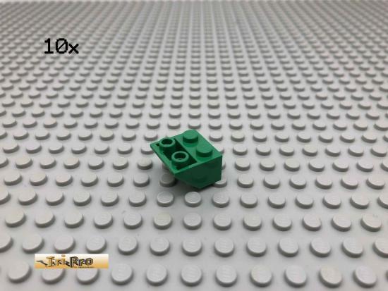 LEGO 10Stk 2x2 45 Schrgstein negativ Grn, Green 3660 10