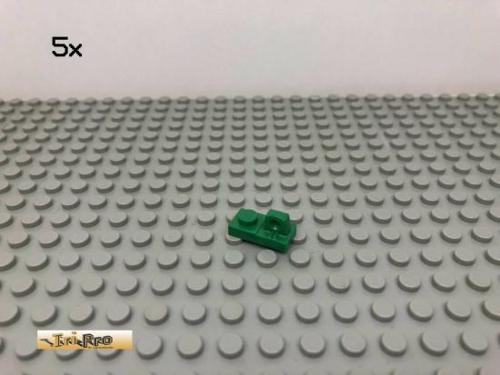 LEGO 5Stk 1x2 Platte Plate Scharnier Gelenk Grn, Green 30383 108