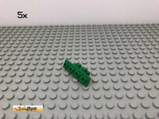 LEGO 5Stk 1x2 Platte Plate 1x4 seitlich Winkel Grn, Green 2436 90