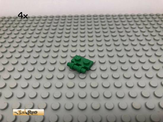 LEGO 4Stk 1x2 Platte Plate mit Griff Grn, Green 2540 96