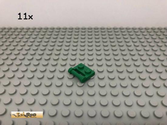 LEGO 11Stk 1x2 Platte Plate mit Griff Grn, Green 48336 98