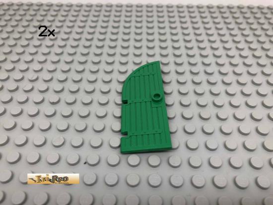 LEGO 2Stk 1x3x6 Tr Castle Burg Grn, Green 2554 231