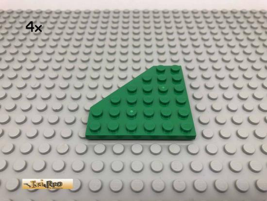 LEGO 4Stk 6x6 Platte Plate Ecke Grn, Green 6106 218