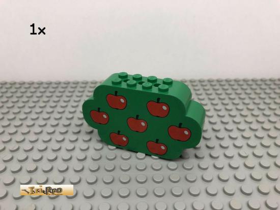 LEGO 1Stk 2x8x4 Obstbaum Apfel Grn, Green 6214 214