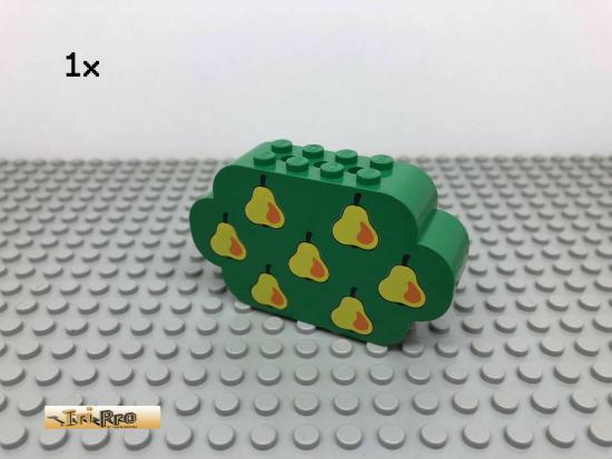 LEGO 1Stk 2x8x4 Obstbaum Birnen Grn, Green 6214 216