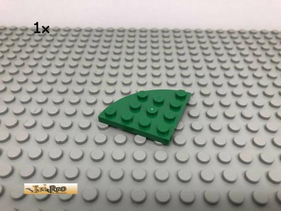 LEGO 1Stk 4x4 Platte Rund Eck Grn, Green 30565 207