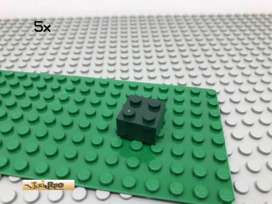 LEGO 5Stk 2x2 Basic Stein Dunkelgrn, Dark Green 3003 55