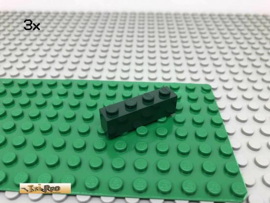 LEGO 3Stk 1x4 Basic Stein Dunkelgrn, Dark Green 3010 33