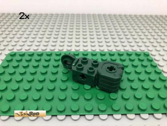 LEGO 2Stk 2x2 Technic Rotation Gelenk Faust Dunkelgrn, Dark Green 47431 31