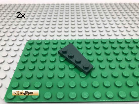 LEGO 2Stk 2x4 Schrgstein Keilstein Flgel Dunkelgrn, Dark Green 41770 10