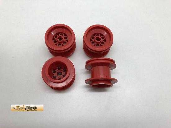 Lego 4x Felge rot 6580