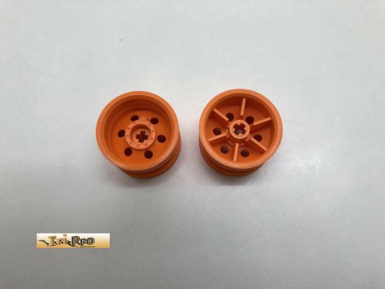 Lego 2x Felge orange 54087