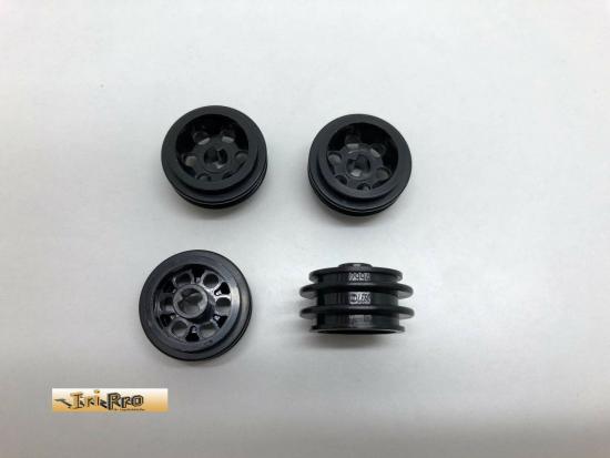 Lego 4x Felge schwarz 2994