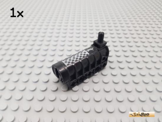 LEGO 1Stk Kanone / Blaster / Waffe schwarz beklebt 57029