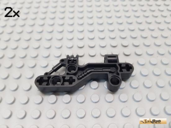 LEGO 2Stk Bionicle Schulter / Liftarm schwarz 41672