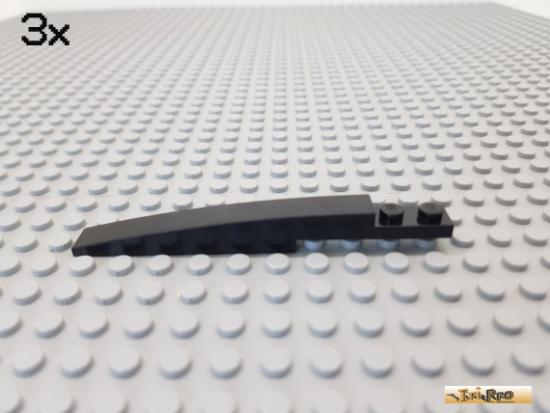 LEGO 3Stk Bogen / Bogenstein gewlbt 1x10 schwarz 85970