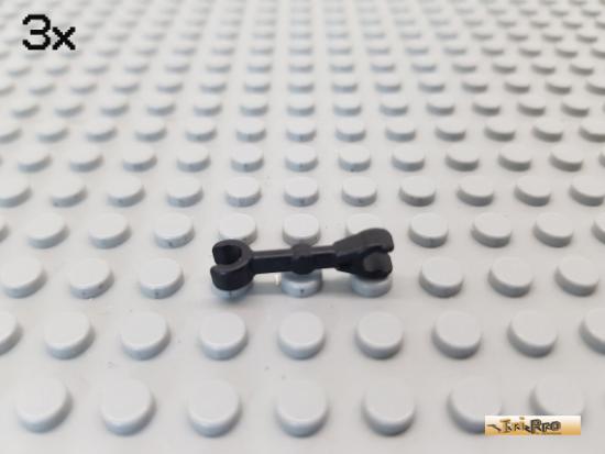 LEGO 3Stk Arm / Droide / 90 verdreht schwarz 59230