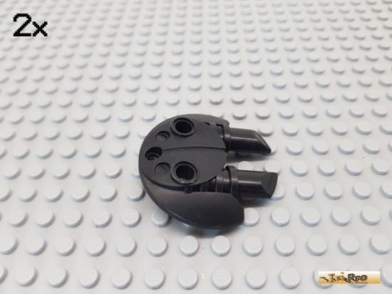 LEGO 2Stk Bionicle Schulter Rstung schwarz 41663