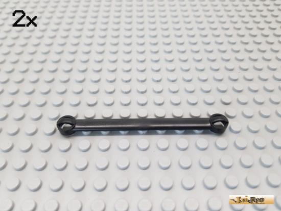 LEGO 2Stk Technic Verbinder / Lenkung 1x9 schwarz 32293