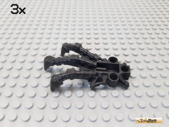 LEGO 3Stk Technic Bionicle Waffe / Kralle schwarz 87047