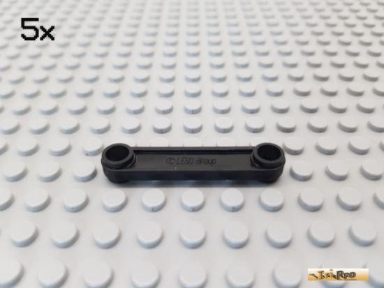 LEGO 5Stk Technic Verbinder / Gelenk / Lenkstange 1x5 schwarz 30397