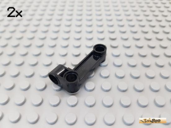 LEGO 2Stk Technic Verbinder 2x4 90 schwarz 11455