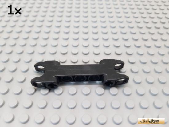 LEGO 1Stk Technic Liftarm 2x7 / Kugelgelenk beidseitig schwarz 61054