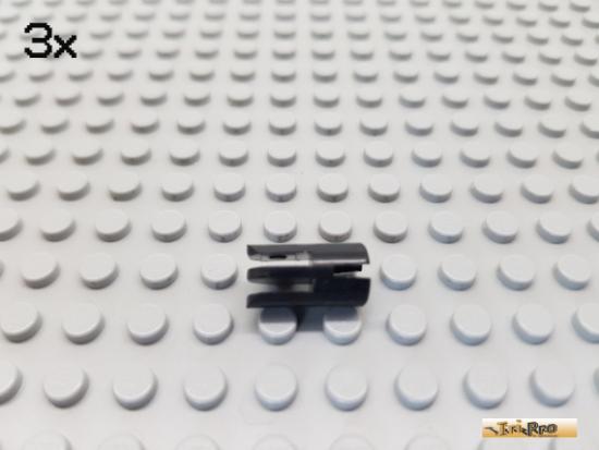 LEGO 3Stk Arm / Gelenk 3 Finger schwarz 3613