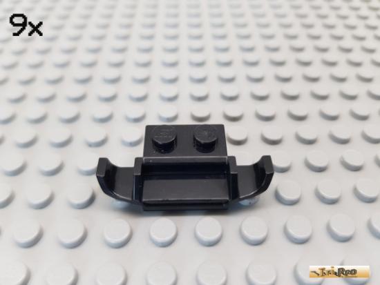 LEGO 9Stk Platte / Spoiler / Auto 1x2 schwarz 50949