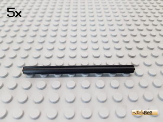 LEGO 5Stk Technic Achse 8 lang schwarz 3707