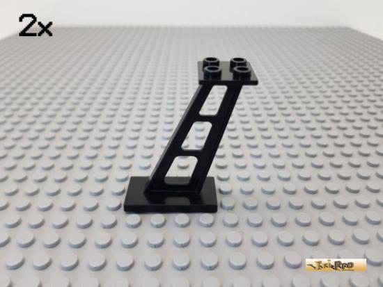 LEGO 2Stk Space Classic Sttze 2x4x5 schwarz 4476