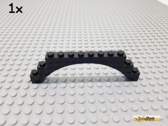 LEGO 1Stk Bogen / Bogenstein / Brcke 1x12x3 schwarz 6108