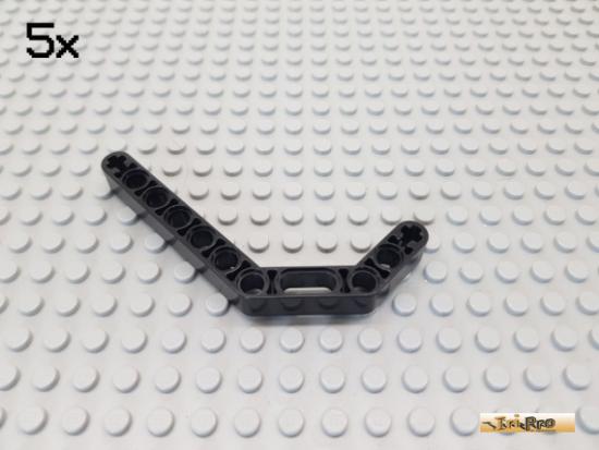 LEGO 5Stk Technic Liftarm Winkel / doppelt gebogen 1x11,5 schwarz 32009