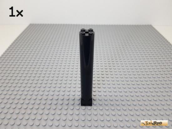 LEGO 1Stk Stein / Sule / Sttze 2x2x11 rund schwarz 6168