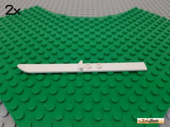 LEGO 2Stk Ski / Minifigures 1x12 wei 2713