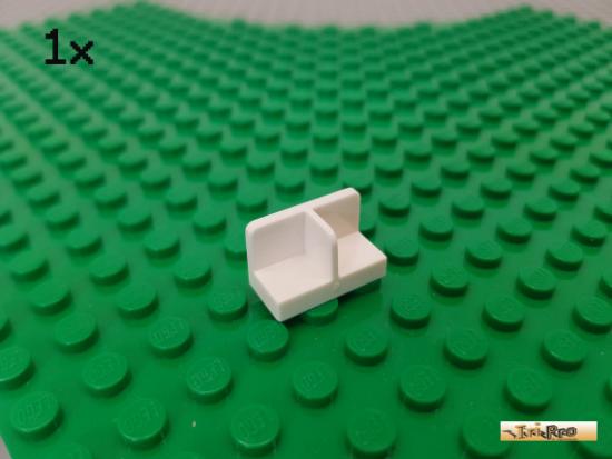 LEGO 1Stk Platte / Fliese / Bank / Ecke 1x2x1 unterbrochen wei 93095