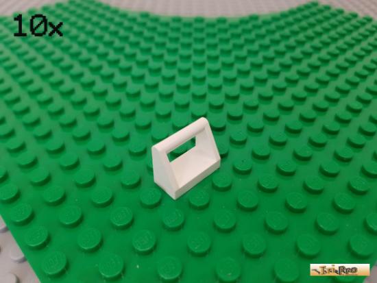 LEGO 10Stk Platte 1x2 mit Bgel / Griff wei 2432