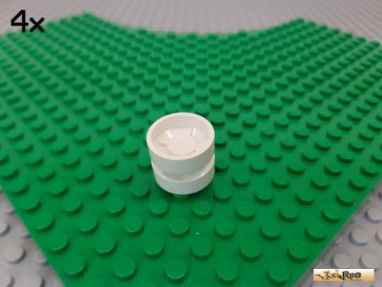 LEGO 4Stk Felge / Reifen 18mm x 14mm wei 30285