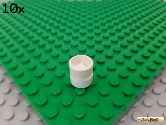 LEGO 10Stk Felge / Reifen 24mm x 12mm wei 6014