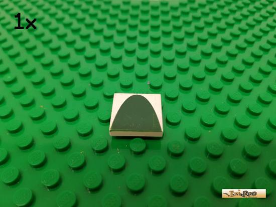 LEGO 1Stk Fliese / Kachel 2x2 wei bedruckt 3068bpb0086