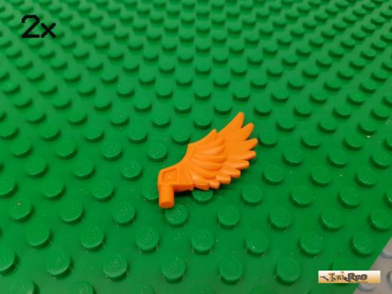 LEGO 2Stk Flgel / Engel / Minifigures orange 11100